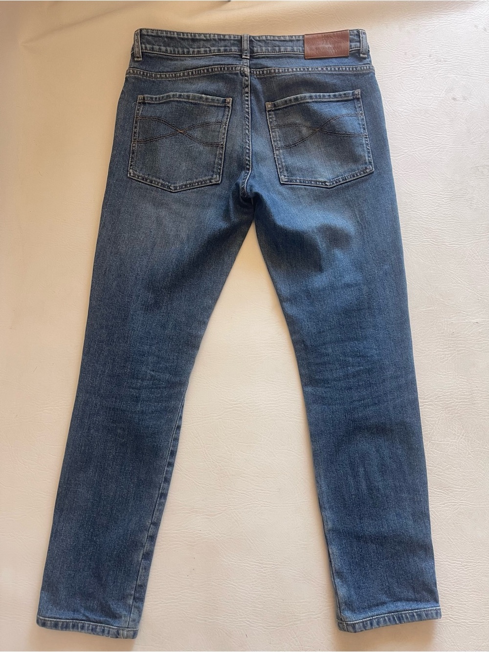 Brunello Cucinelli Skinny Fit Jeans IT 46 Made In Italy Button Fly Stretch Denim - Picture 3 of 15